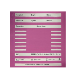 Bowie-Dick test til autoklave (BD-1XECS)