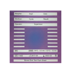 Bowie-Dick test til autoklave (BD-1XECS)