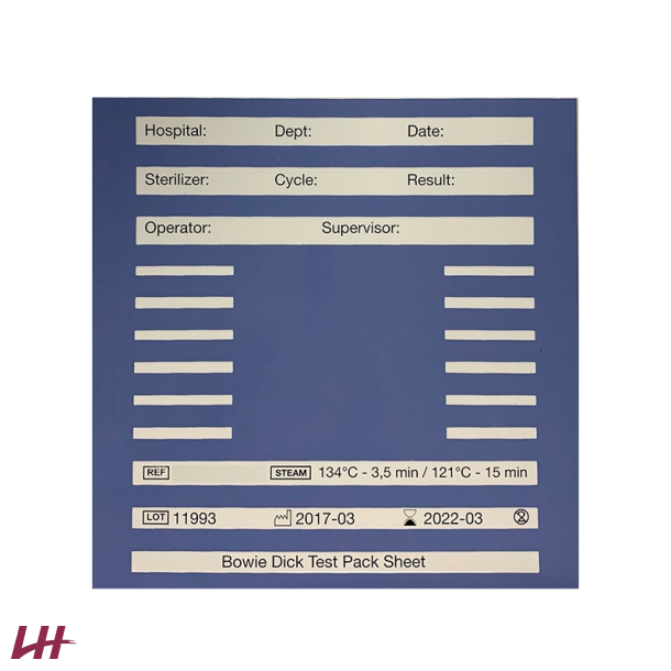 Bowie-Dick test til autoklave (BD-1XECS)